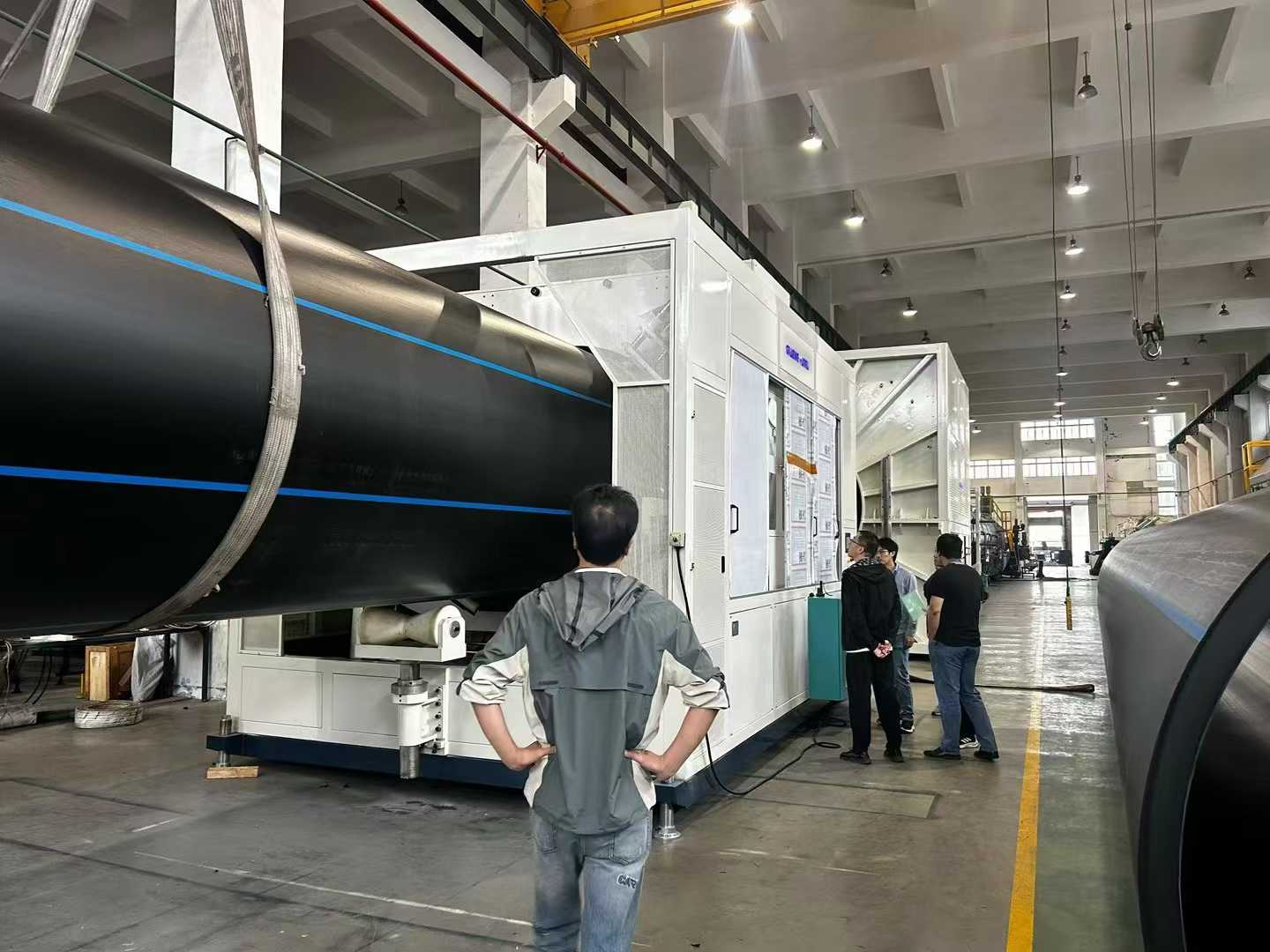 Диаметрі 2000 мм-ден жоғары PE құбырларын іске қосу жабдықтары мен өндіру технологиясының негізгі нүктелері